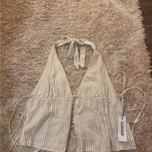 Garage Striped halter Top